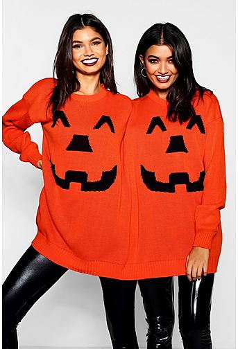 Esther Halloween Pumpkin Twin Jumper
