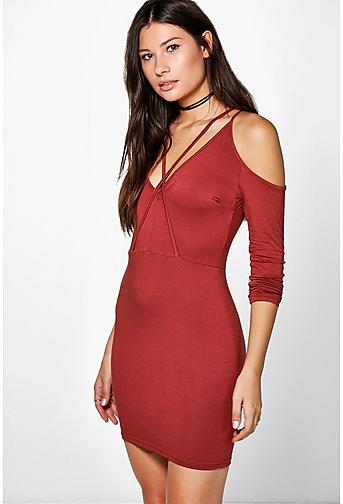 Niamh Cold Shoulder Bodycon Dress