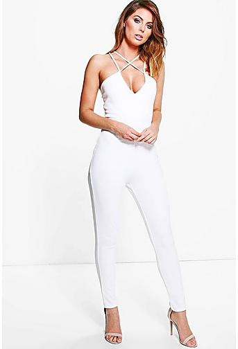 Karina Strappy Cross Front Jumpsuit
