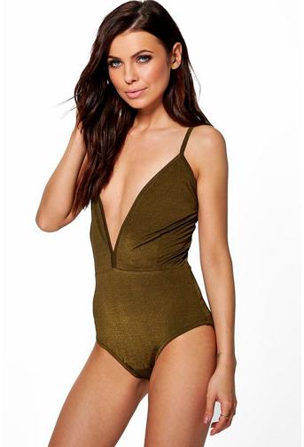 Sophie Plunge 2 Tone Metallic Body