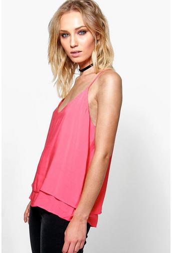 Sasha Woven Double Layer Cami