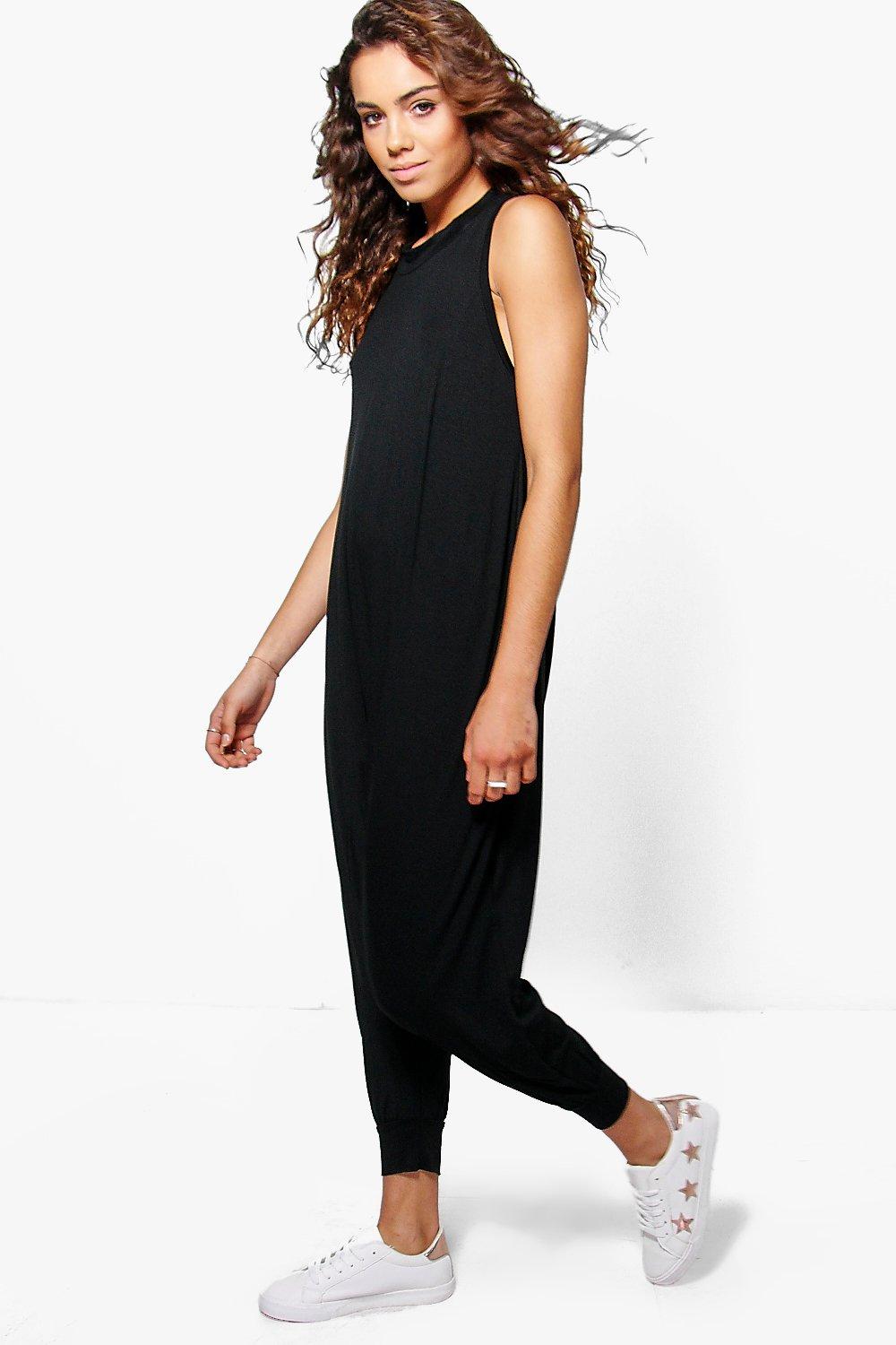 boohoo harem jumpsuit