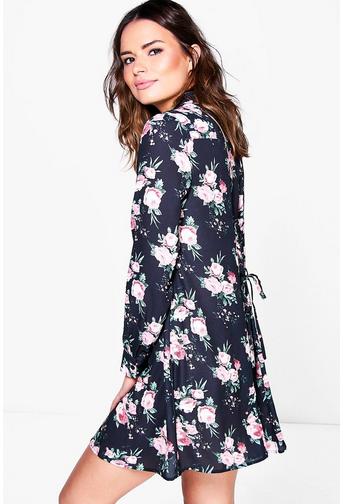 Juanita Tie Back Shirt Dress