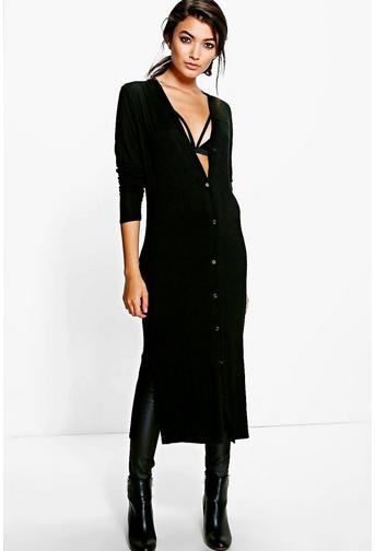Catherine Jersey Button Up Lightweight Duster