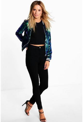Lara High Rise Denim Tube Jeans