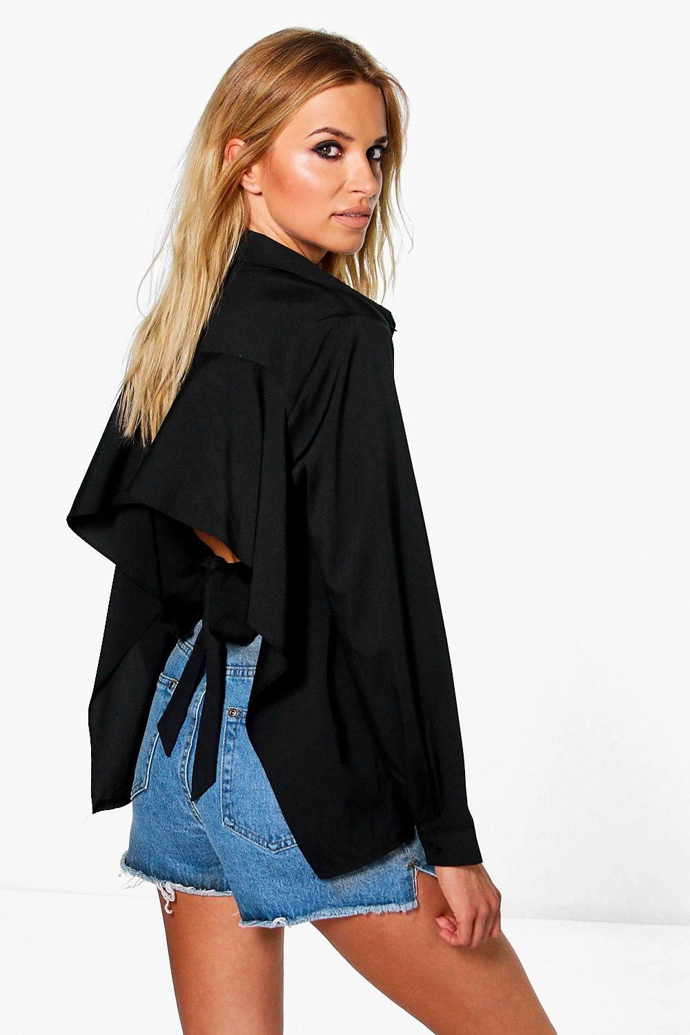 open back shirt