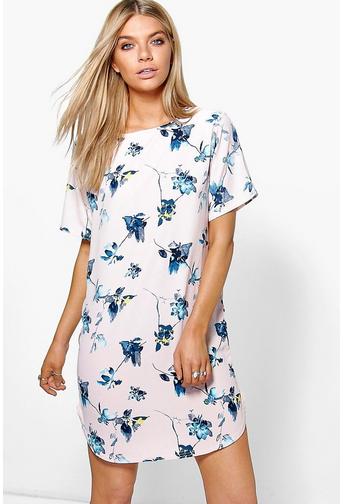 Clarissa Floral Cold Shoulder Shift Dress