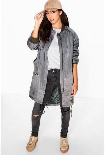 Sarah Longline Padded Belted Parka