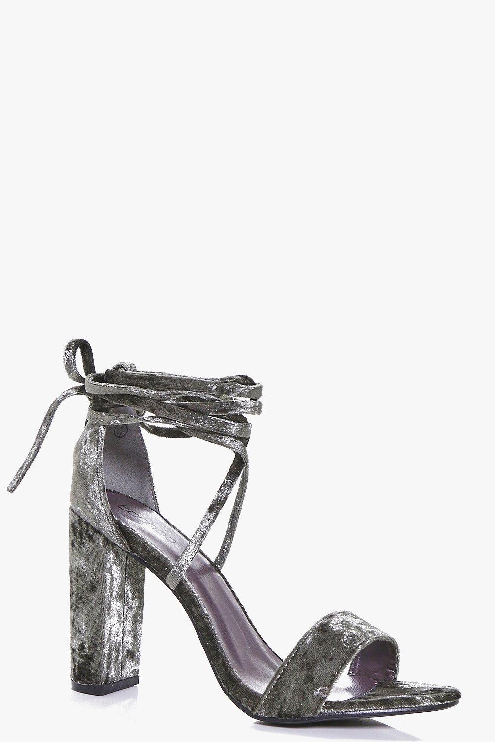 block heel wrap sandals