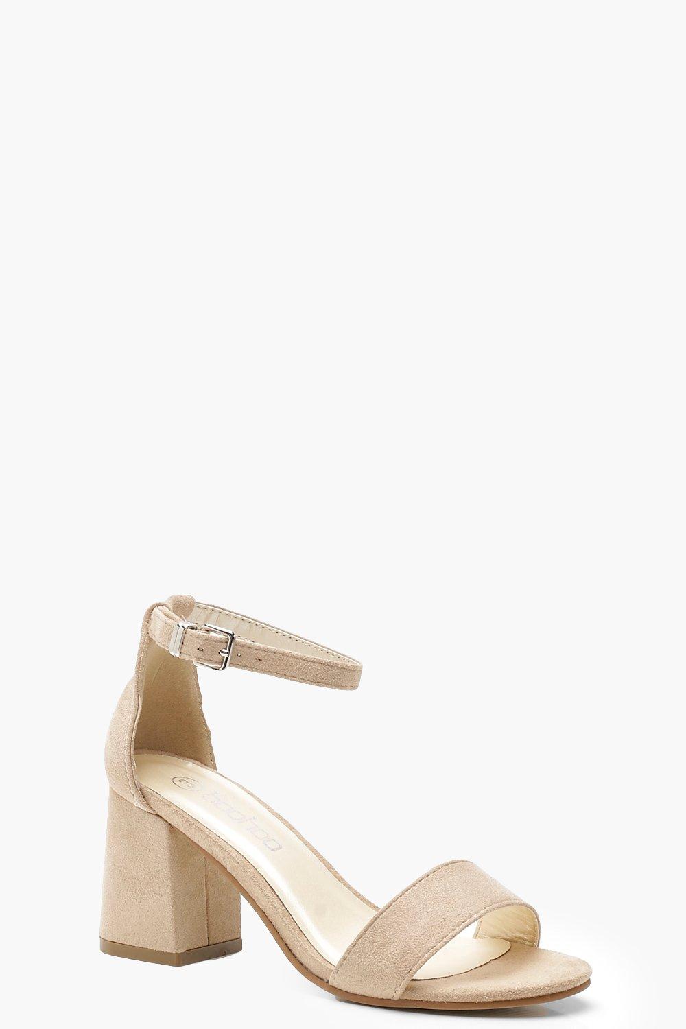 low block heel two parts