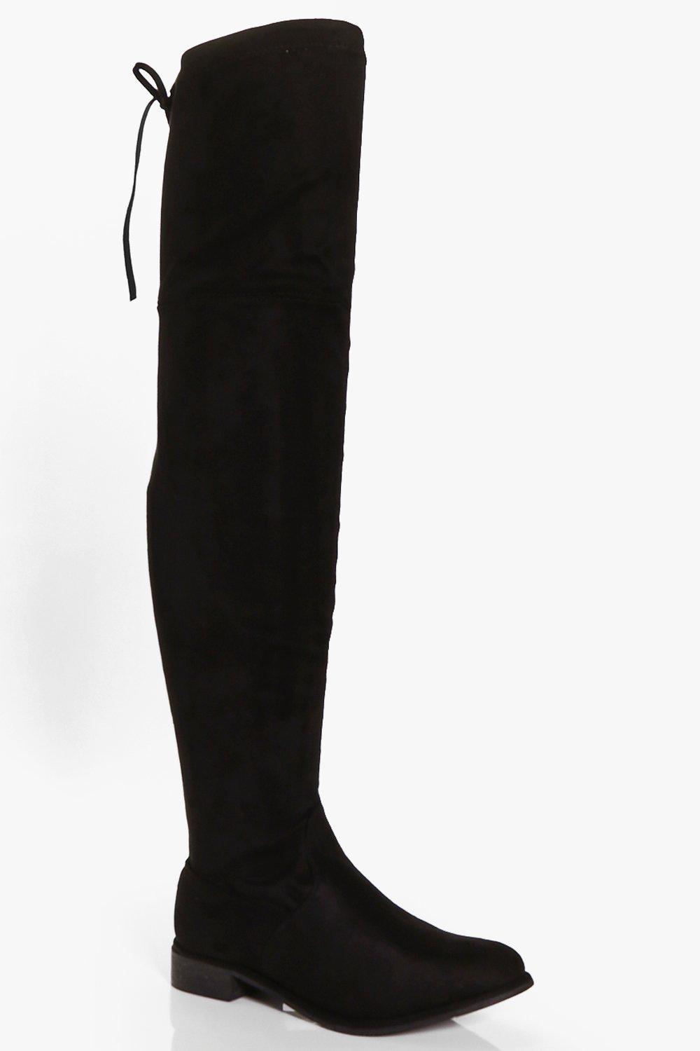 thigh high boots size 11 flats
