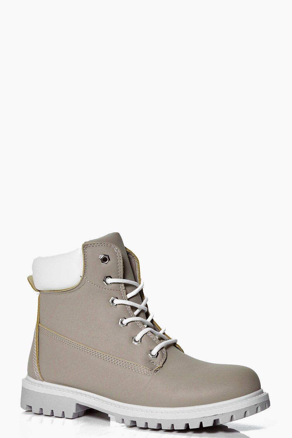 boohoo hiker boots