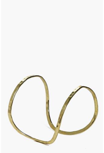 Natasha Gold Double Band Bangle