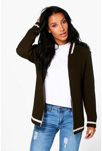 Rebecca Chunky Knit Bomber