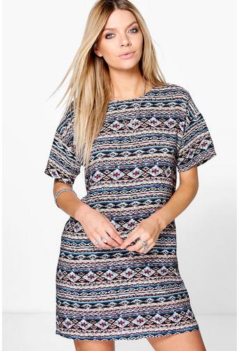 Harmony Cap Sleeve Shift Dress