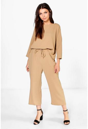 Georgia Premium Woven Crop Trouser