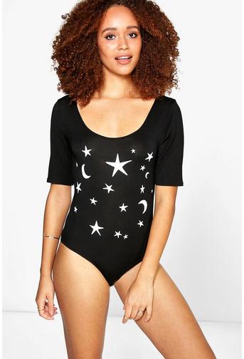 Isla Star Print Short Sleeve Body