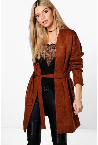 Laura Edge To Edge Belted Cardigan