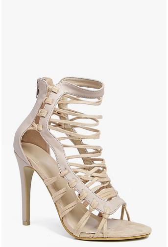 Harriet Multi Strap Caged Stiletto