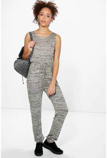 Rose Sleeveless Knitted Jumpsuit