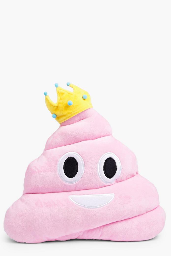 emoji poo cushion