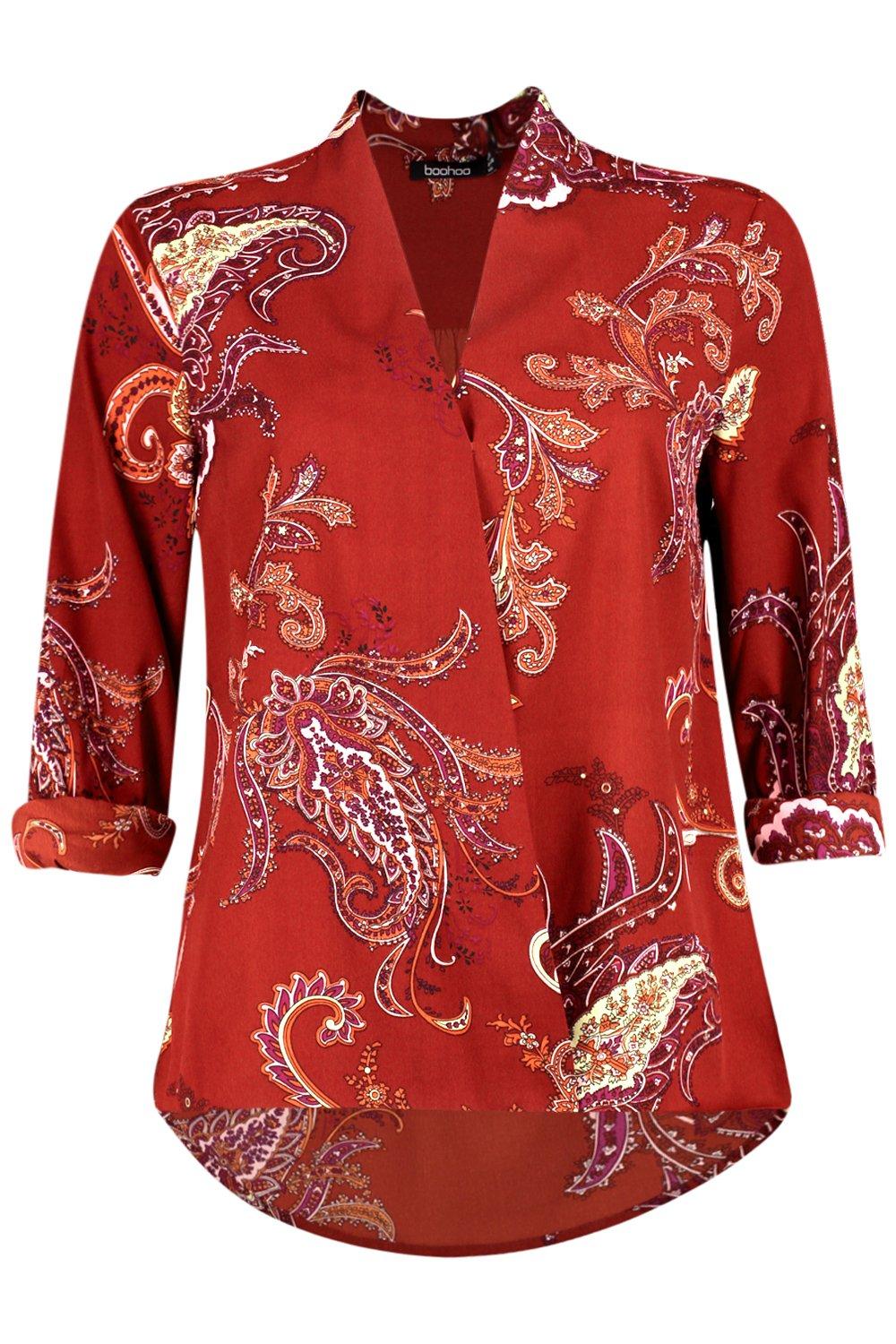 paisley shirts women's