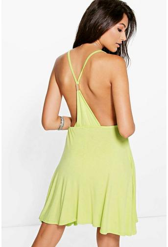 Jamie Strappy Back Detail Skater Dress