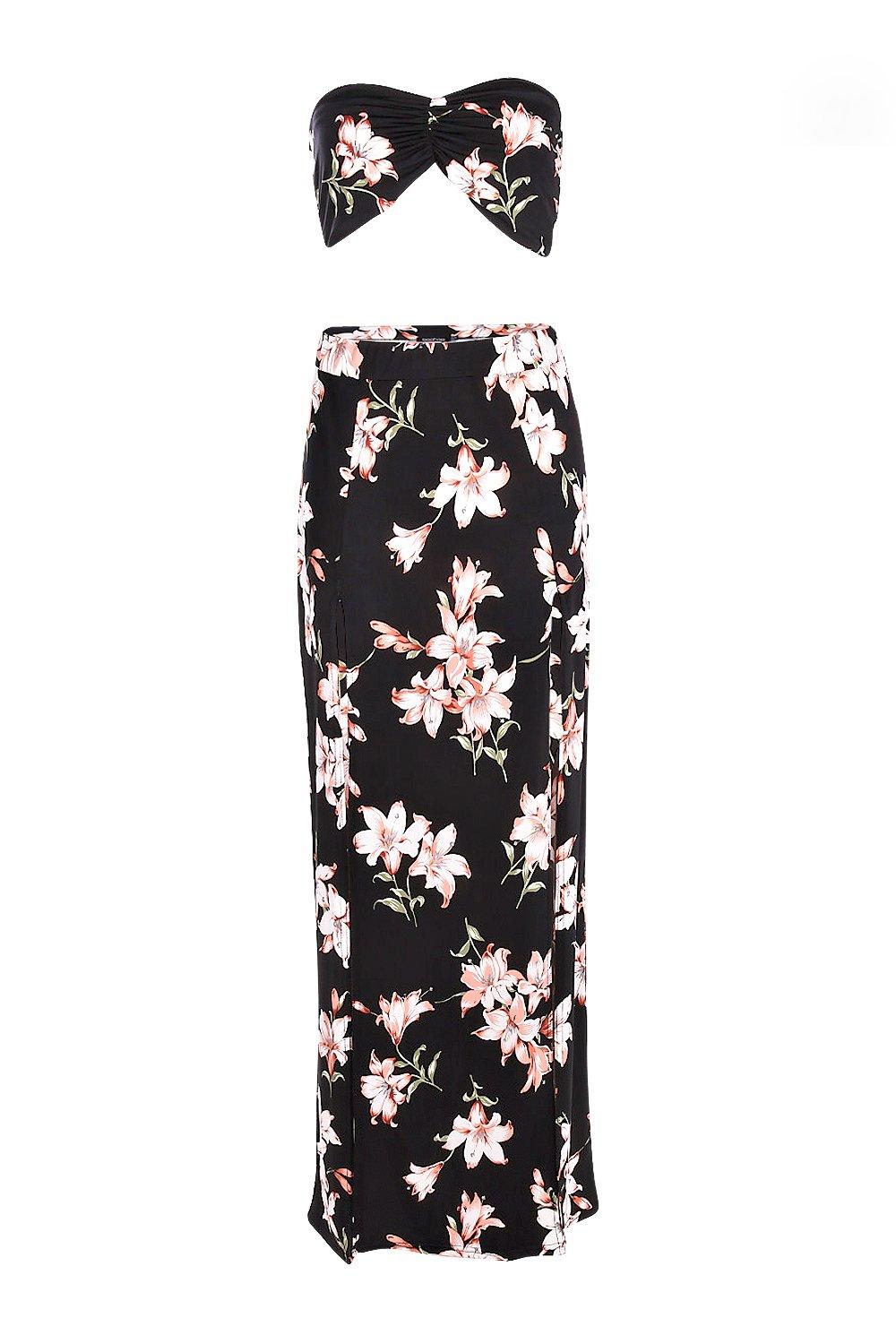 floral maxi co ord