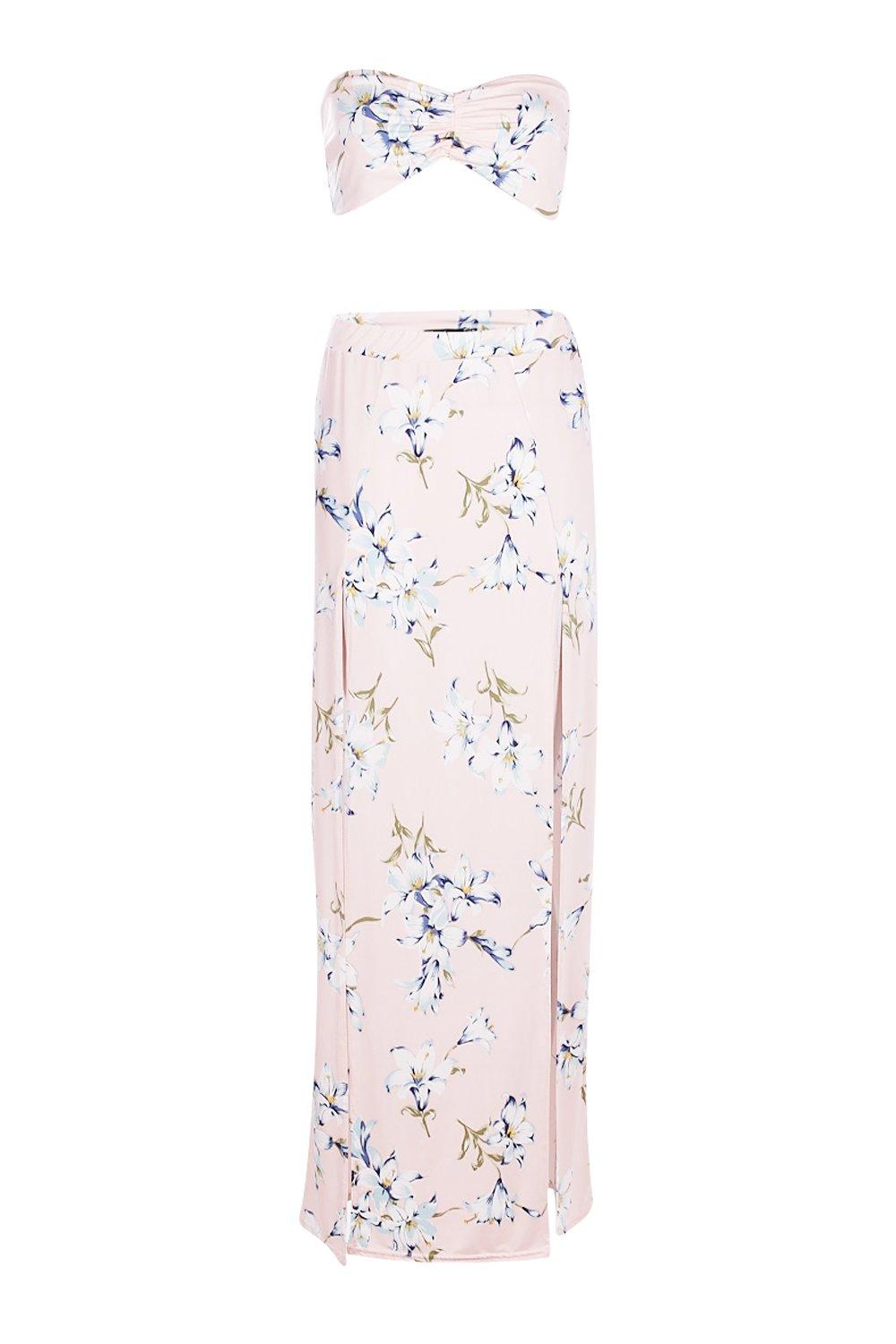 floral maxi co ord