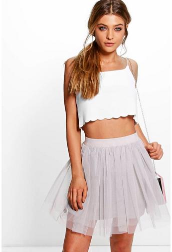 Zaine Mini Tulle Full Skirt