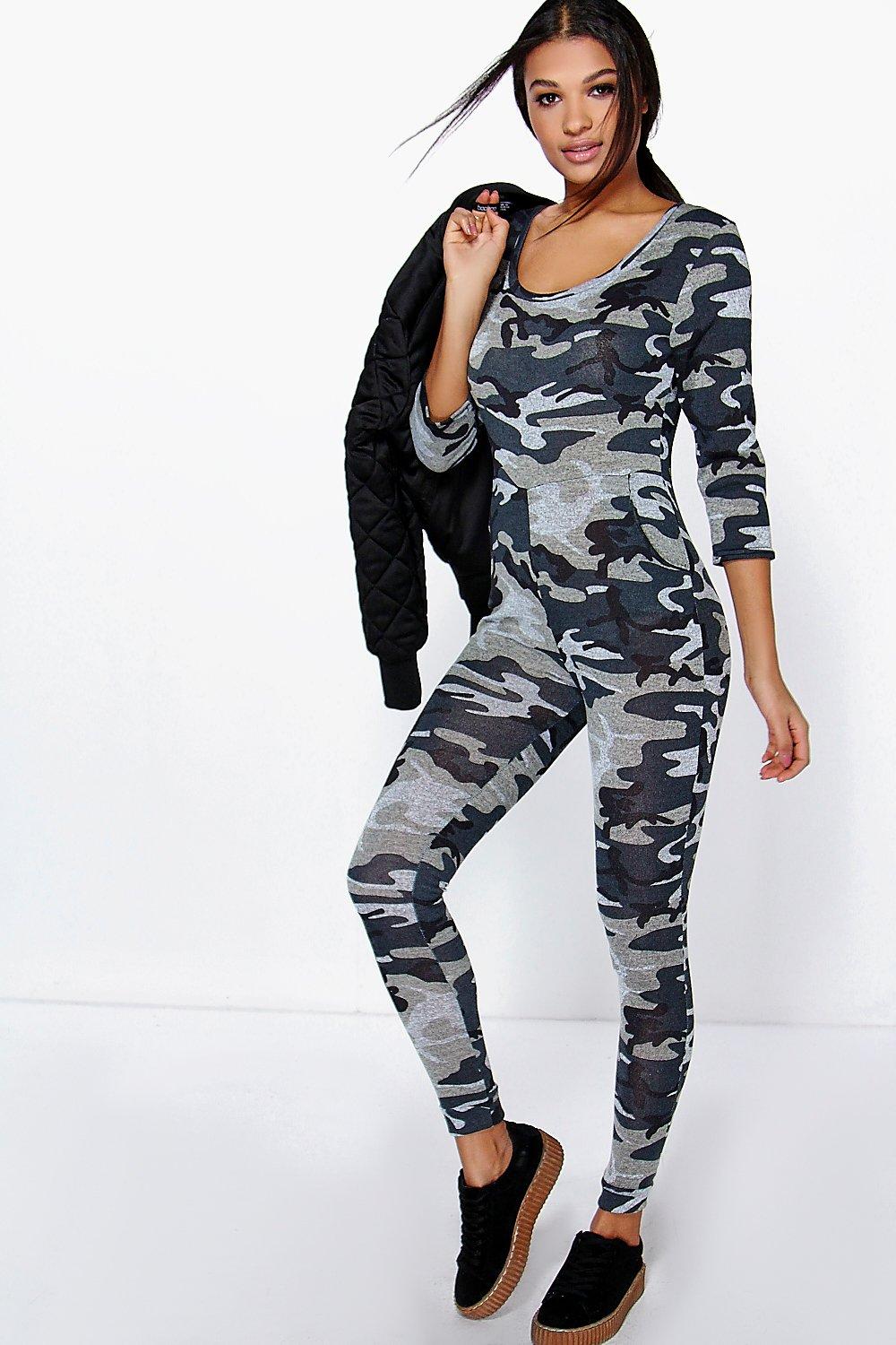 camo jumpsuit