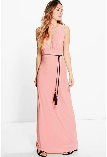 Henrietta Rope Tie Maxi Dress