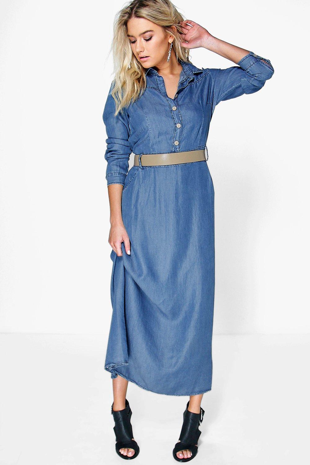 jean maxi dresses