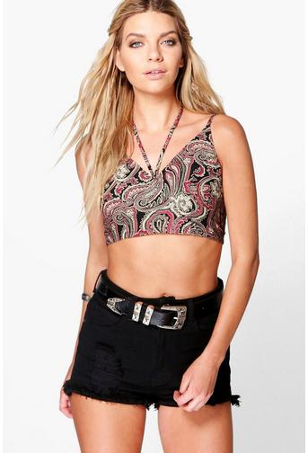 Becca Paisley Printed Strappy Bralet