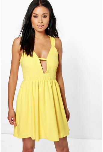 Blanca Strappy Detail Skater Dress