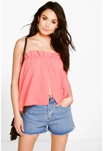 Rosie Woven Strapless Top