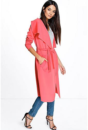 Katie Belted Waterfall Duster