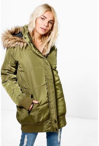 Daisy Cocoon Padded Coat