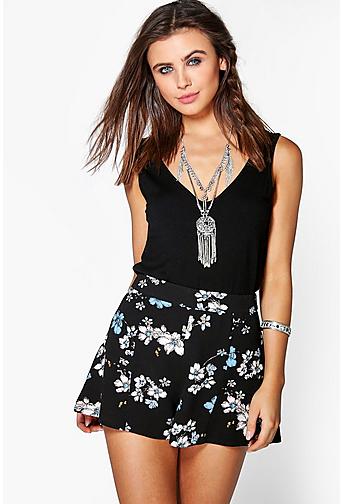 Olivia Floral Woven Shorts