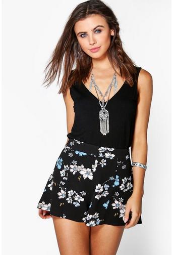 Olivia Floral Woven Shorts
