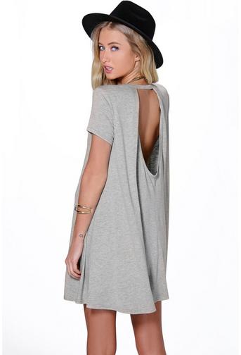 Allie Open Back Swing Dress