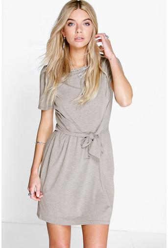 Kate Tie Waist Skater Dress