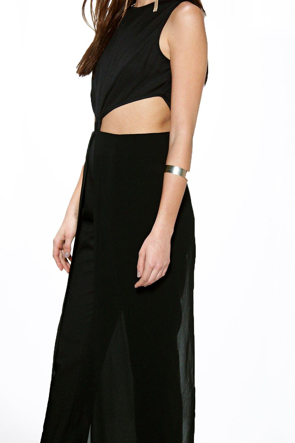 draped jumpsuit