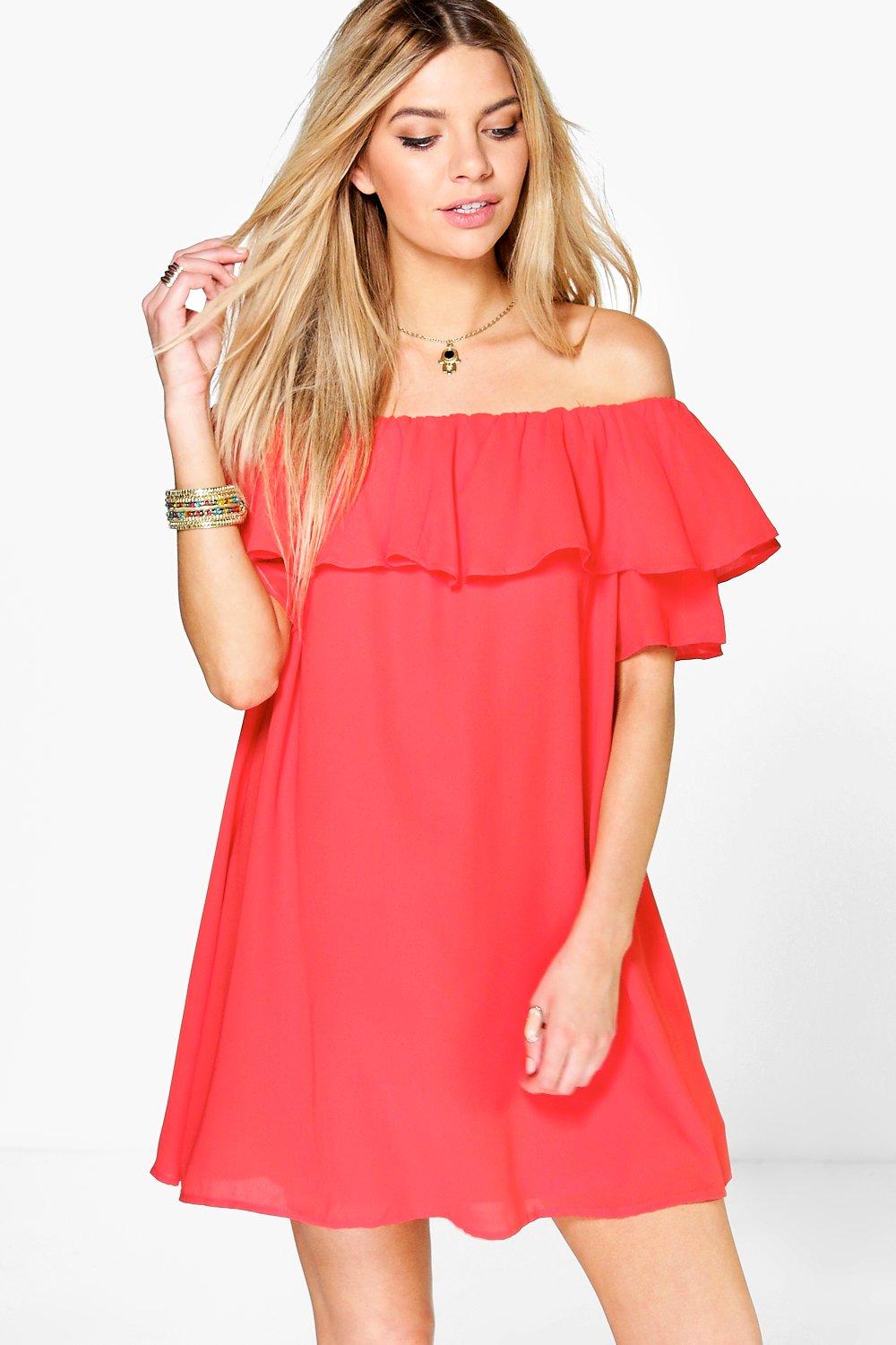 ruffle hands long frocks