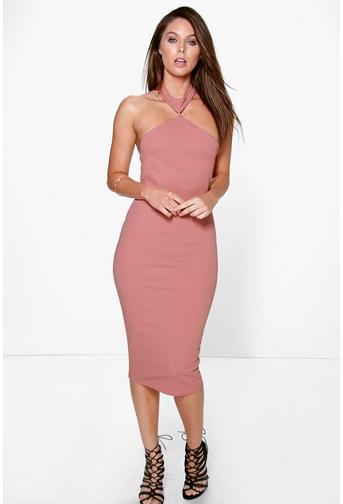 Serena Cutaway Neckline Detail Bodycon Dress