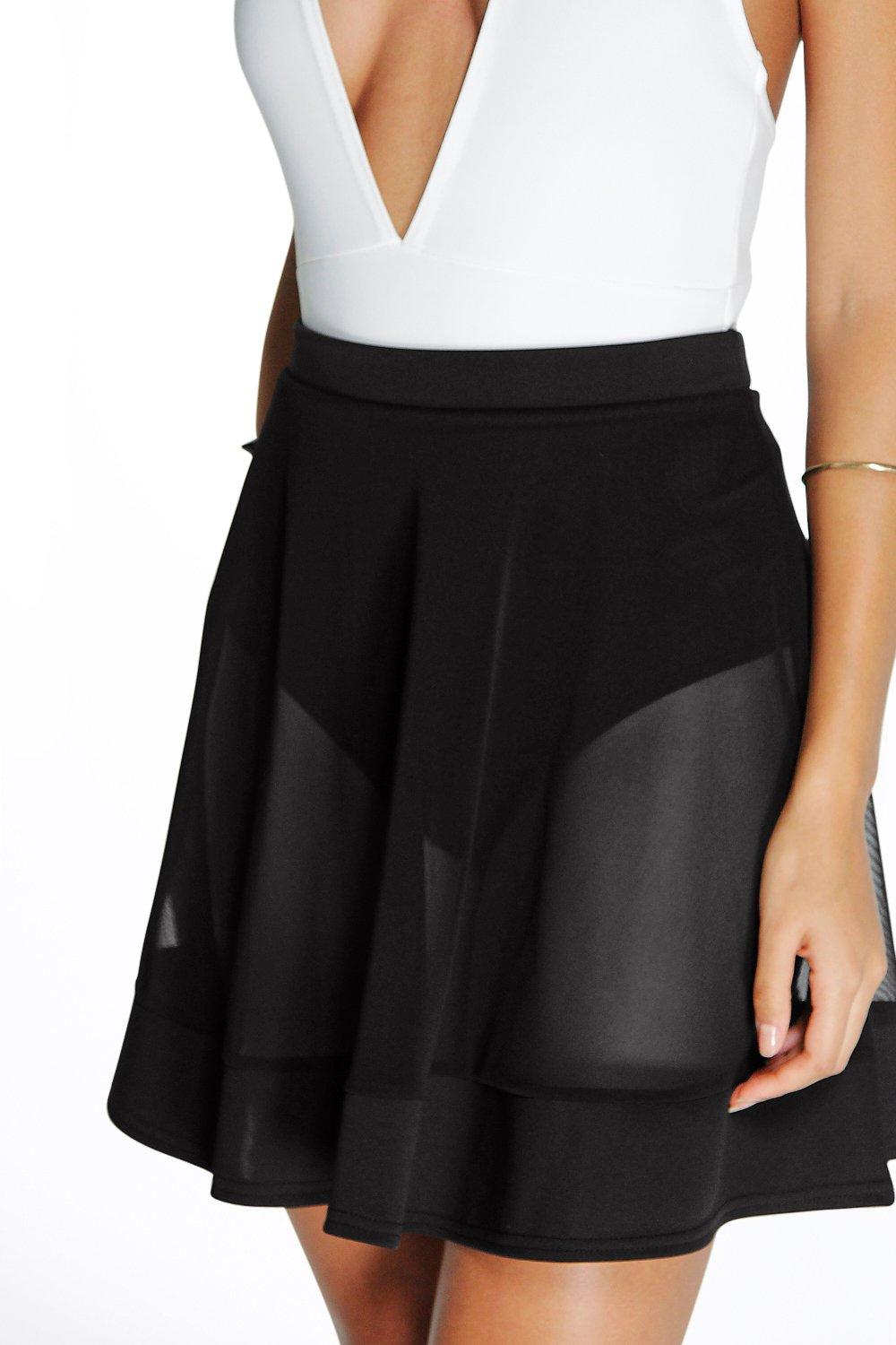 shorts with skirt overlay plus size