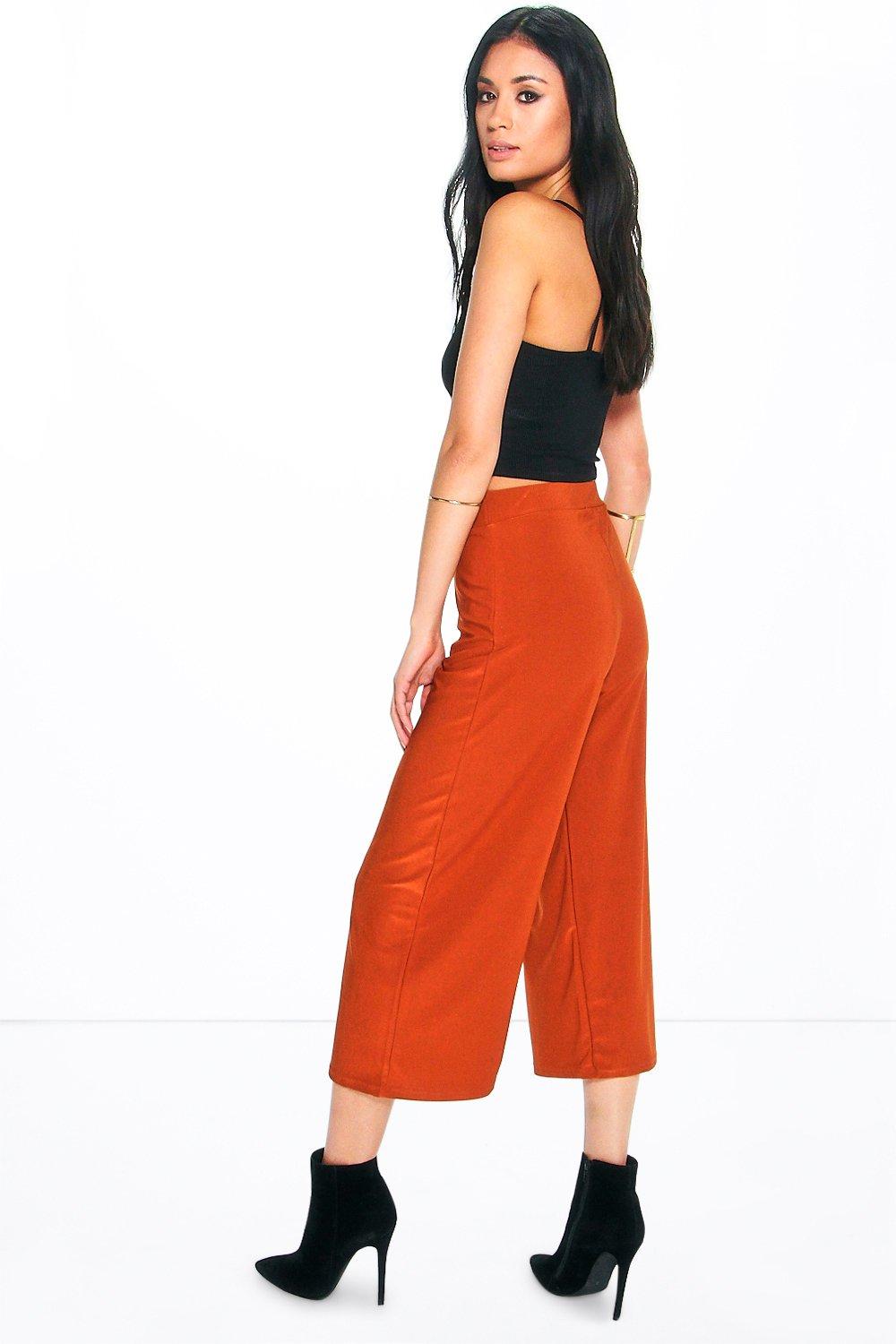 ladies wide leg culottes