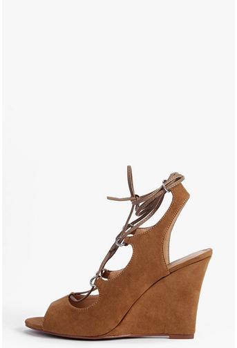 Lydia Ghillie Slingback Wedge