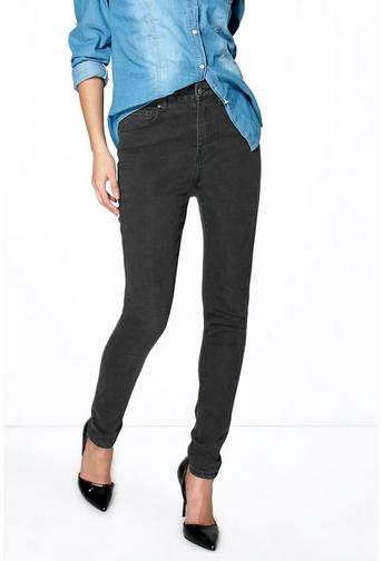 Joanna 5-Pocket High Rise Washed Black Skinny