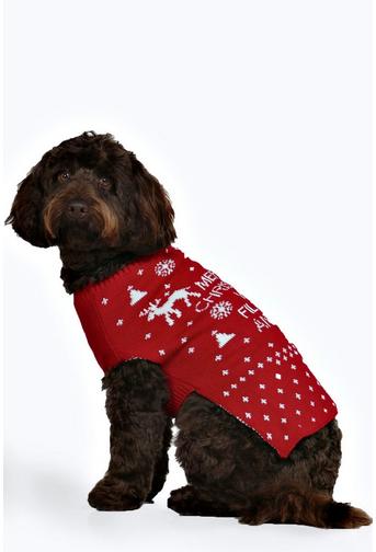 Lassie Merry Xmas Ya Filthy Animal Dog Jumper